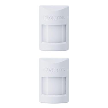 Imagem de Kit 2 Sensores Infra Sem Fio Pet Immunity 20 Kg IVP 1000 PET Smart Intelbras