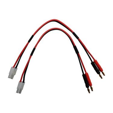 Imagem de Tamiya Style Conector Plugue -> Cabo adaptador de bateria de 4 mm para plugue banana – Pacote com 2 – Produtos Apex RC #1402