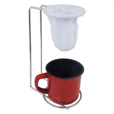 Imagem de Coador De Cafe Individual Com Caneca Esmaltada - La Bella