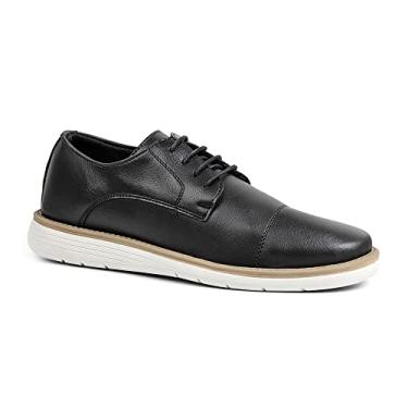 Imagem de Sapato Masculino Oxford Italiano Polo State Saturno (Preto, br_footwear_size_system, adult, numeric, numeric_38)