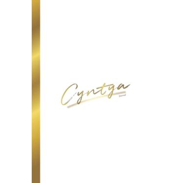 Imagem de Libreta Personalizada Nombre - Cyntya: Journal con Nombre en el interior Paginas de rayas color crema