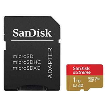 Imagem de SanDisk Cartão de memória Extreme 1TB UHS-I U3 microSDXC com adaptador SD