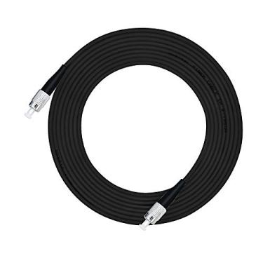 Imagem de Jeirdus Cabo de fibra óptica 10M FC para FC Outdoor Simplex 9/125 SM – Cabo de remendo óptico, monomodo, 10 metros/10 m