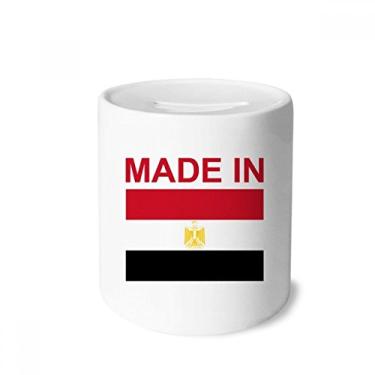 Imagem de DIYthinker Caixa de cerâmica feita no Egito Country Love Money Box para presente de cofrinho