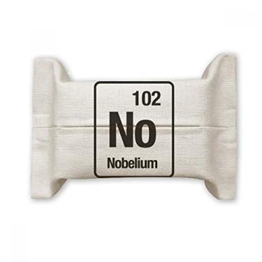 Imagem de Bolsa de linho de algodão sem nobelium com elemento químico