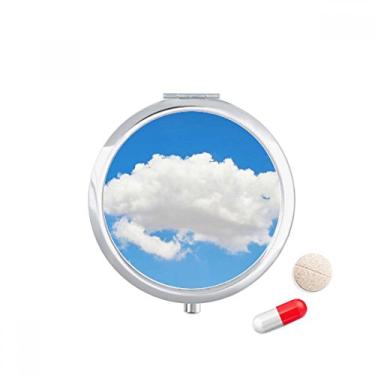 Imagem de Blue Sky Sunshine — Caixa de armazenamento de medicamentos com nuvens brancas