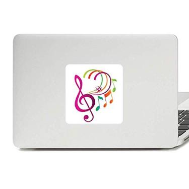 Imagem de Adesivo musical verde laranja rosa decalque vinil paster laptop decoração PC
