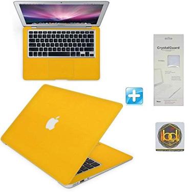 Imagem de Kit Skin Macbook Air 13,3" + Capa Teclado (Amarelo)