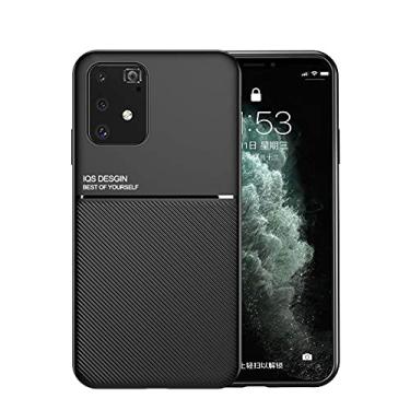 Imagem de Kepuch Mowen Case Capas Placa de Metal Embutida para Samsung Galaxy M80S/A91/S10 Lite - Preto