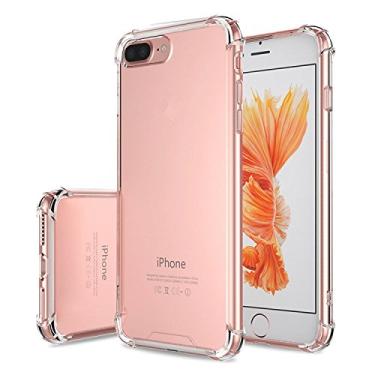 Imagem de CAPA PARA CELULAR IPHONE 8 PLUS 5.5 BORDA ANTI IMPACTO TPU TRANSPARENTE