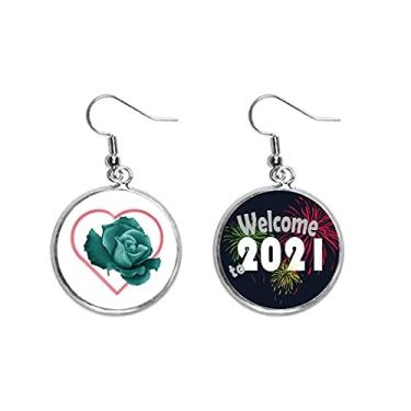 Imagem de August Puro verde pingente de orelha de dia dos namorados joia 2021 Blessing