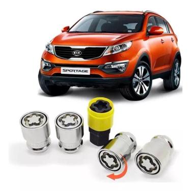 Imagem de Trava Parafuso Porca Antifurto De Rodas Kia Sportage / Cerato / Picanto / Sorento / Carnival / Cadenza