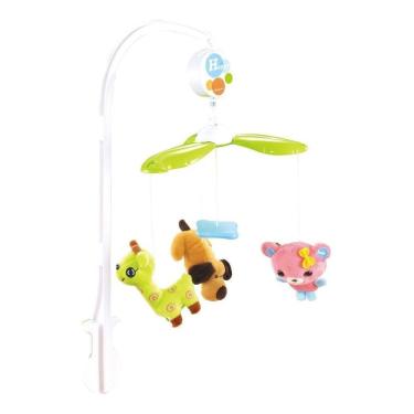 Imagem de Móbile Musical Eletrônico Giratório Girafinha Baby Style