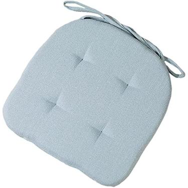 Imagem de Almofada De Cadeira Almofadas De Cadeira, Pacote De 2 Almofadas De Assento Com Laços Almofada De Jardim Almofada De Cadeira Capa De Assento Jardim Para Sala De Jantar Jardim Cozinha Escritório 42x