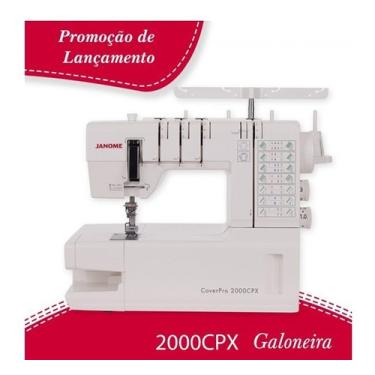 Imagem de Maquina De Costura Galoneira Janome 2000cpx 110v Cor Branco Voltagem 110v 2000CPX