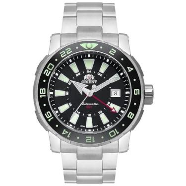 Imagem de RELÓGIO ORIENT AUTOMÁTICO MASCULINO GMT NH3SS001 P1SX PRATA