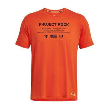 Imagem de Camiseta De Treino Masculina Under Armour Project Rock Veterans Day