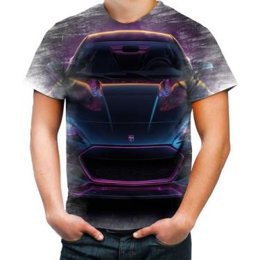 Imagem de Camiseta Desgaste Carro Neon Dark Silhuette Sportive 4 - Kasubeck Stor