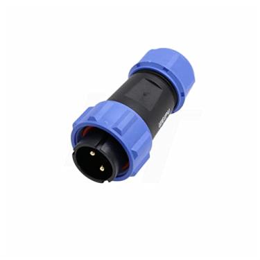 Imagem de HangTon AC200MAX AC300 EP500 RV Conector circular de aviação de 2 pinos 12V 30A Potência para BLUETTI DC saída impermeável IP68 4-12 mm cabo plugue contato macho