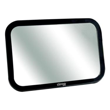 Imagem de Espelho Retrovisor Retangular Carro P/ Ver o Bebe Clingo