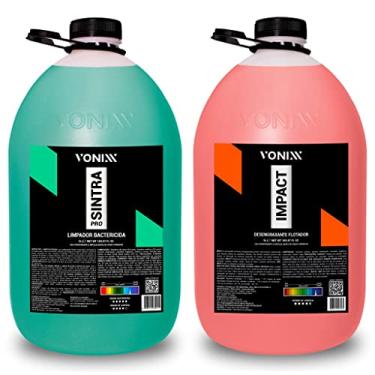 Imagem de Kit Sintra 5L e Impact 5L Vonixx. Kit para limpeza de carpetes e estofados