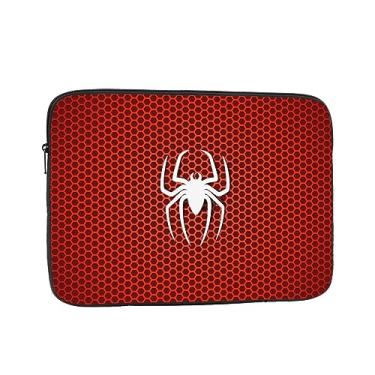 Imagem de Capa para laptop de 13 polegadas com estampa de pele de aranha vermelha de super-herói compatível com MacBook Air, capa para notebook para homens e mulheres, estudantes universitários