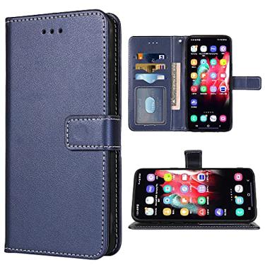 Imagem de Capa carteira compatível com Samsung Galaxy S23 Ultra 5G com alça de pulso e suporte de cartão flip de couro, acessórios de celular, capa para celular para S23Ultra 23S S 23 23Ultra 17.3 cm feminino