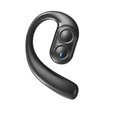 Imagem de SMINKA Fones de ouvido sem fio, fones de ouvido OWS Bluetooth 5.3, fones de ouvido esportivos, orelha aberta, controle de toque, áudio conduzido por ar, chamada de voz HD, orelha única