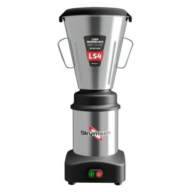 Imagem de Liquidificador Industrial Inox Baixa Rotação Skymsen 4 Litros LS4