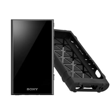 Imagem de Sony Leitor de áudio digital de alta resolução Walkman A Series NW-A306 (preto) com estojo rígido robusto (2 itens)