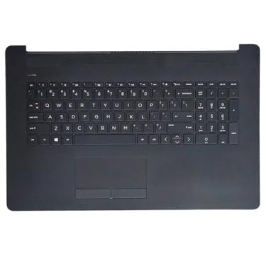 Imagem de Jxjslp Capa superior de substituição para as mãos para HP 17-by 17-CA 17T-by 17Z-CA Series Laptop Top Cover Keyboard Assembly com função não-PTP Touchpad L22751-001 L48409-001 Jet Black