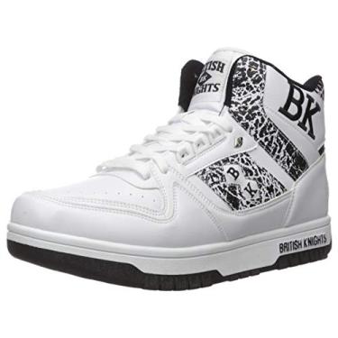 Imagem de British Knights Tênis masculino Kings Sl, Branco/preto/El, 40