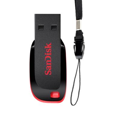 Imagem de Pen Drive 128GB Cruzer Blade USB 2.0 Sandisk No Brasil