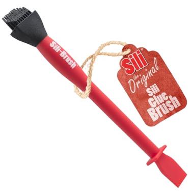 Imagem de Sili - Escova - Escova de cola de silicone (ponta de 2,54 cm) Cola seca e descasca Ideal para trabalho wodworking, artes, artesanato, em casa e amadores. Dicas feitas de borracha de silicone.