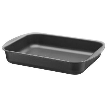 Imagem de Assadeira Funda Tramontina Em Aluminio Com Revestimento Interno E Externo Antiaderente Grafite 40Cm