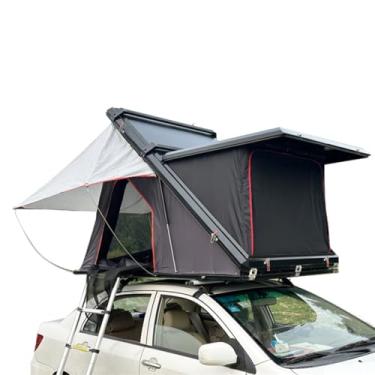 Imagem de Tenda de acampamento para carro autônomo ao ar livre - mais barra transversal de teto + escada dobrável