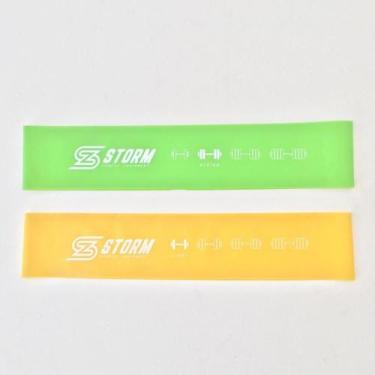 Imagem de Kit 2 Faixas Elásticas Mini Band Z Storm Ahead Sports