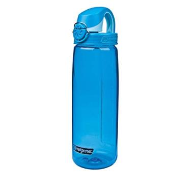 Imagem de Nalgene Garrafa de água livre de BPA On the Fly, azul com azul glacial, 700 ml