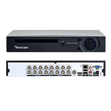 Imagem de Xenocam DVR 4CH 1080N híbrido 5 em 1 AHD (1080P NVR 1080N AHD 960H analógico + TVI+CVI) DVR autônomo CCTV sistema de segurança de vigilância gravador de vídeo com detecção de movimento HDD e câmeras