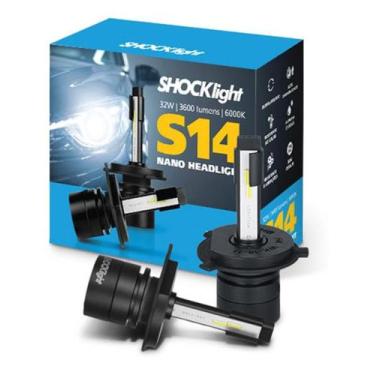 Imagem de Lâmpada Super Led Mini Shocklight 32w S14 Nano H4 6000k