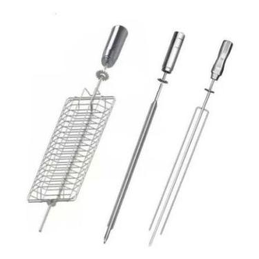 Imagem de Kit Espetos Churrasqueira Gril Grelha Espada E Tridente - Fergold