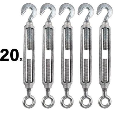 Imagem de 20 Esticador para Cabo de Aço Cordoalhas 3/16 Polegadas - Starfer