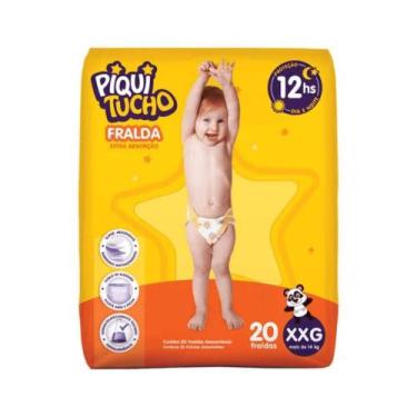 Imagem de Fralda Piquitucho Mega XXG  com 20 Unidades