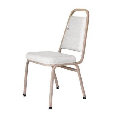 Imagem de Cadeira Empilhável para Hotelaria Linha Hotel Jersey Branco - Design O
