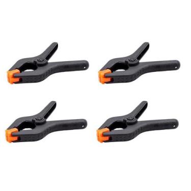 Imagem de Kit 4 pcs grampo multiuso 2 pol. 50mm marceneiro reforçado - OMEGA