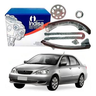 Imagem de Kit Corrente Distribuição Corolla Fielder 1.8 2005 A 2008 - INDISA