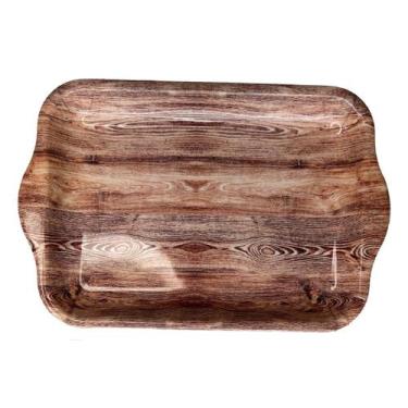 Imagem de Bandeja Retangular Para Servir Decoração Café Banheiro 28cm - Freecom