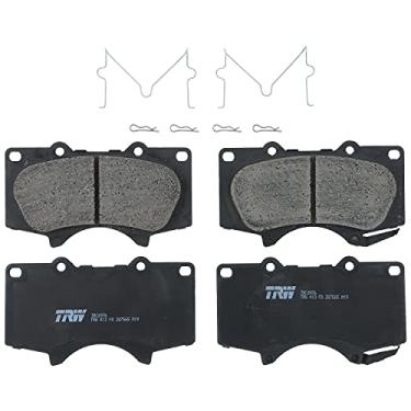 Imagem de TRW Conjunto de pastilhas de freio de disco Pro TRC0976 para Toyota Tacoma 2005-2021, frontal e outras aplicações