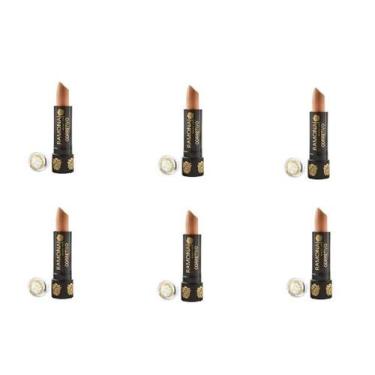 Imagem de Kit 6 Corretivo Bastão Cor 02 Médio 3,8gr - Ramona Make Up