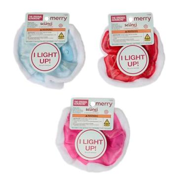 Imagem de Conjunto de scrunchie iluminado Scunci by Conair - presentes para mulheres - presentes de férias - laços de cabelo - acessórios de cabelo para mulheres - enchimentos de meia - presentes de beleza -